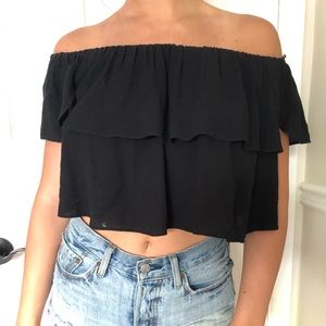 Topshop off the shoulder top